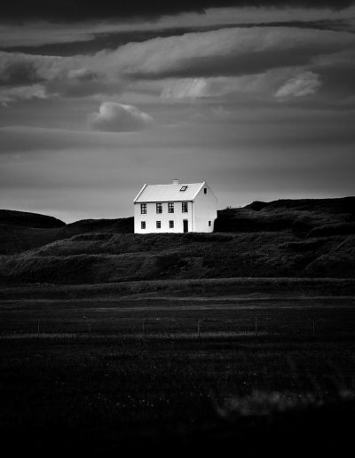 Island, Iceland, Haus, Weiß